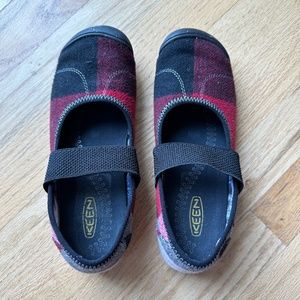 Keen Red/Black Plaid Sienna Mary Jane 6M